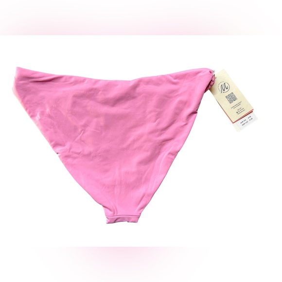 MAAJI women’s eco friendly reversible pink & floral bikini bottoms size XL NWT - Picture 3 of 7